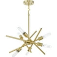 thumbnail image 4 of Astra Collection Six-Light 22" Satin Brass Modern Chandelier, 4 of 9