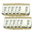 thumbnail image 2 of 10 pinzas para fijar perneras de pantalón, portátiles, multiusos, premium. Amarillo transparente, 2 of 8