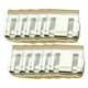 thumbnail image 2 of 10 pinzas para fijar perneras de pantalón, portátiles, multiusos, premium. Amarillo transparente, 2 of 8
