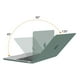 thumbnail image 4 of Funda MOSISO compatible con MacBook Air de 13,6 pulgadas, color verde esmeralda, 4 of 6
