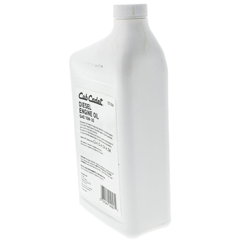 CUB CADET 737-3066 Oil 10W30 Diesel Q SC Ex450 Ex3200 Ex2900 54B