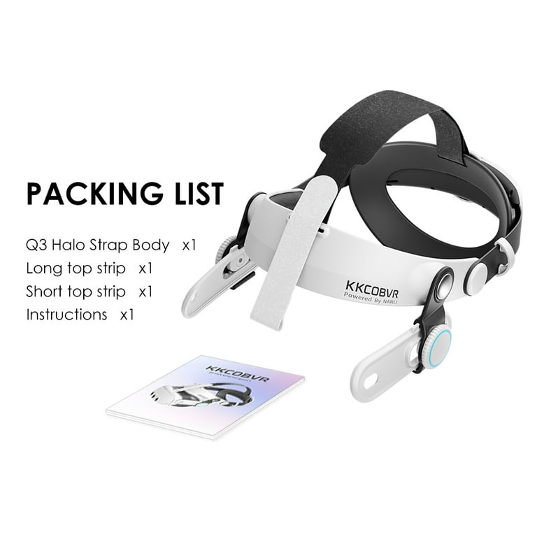 KKCOBVR Q3 Halo Strap Compatible with Meta Quest 3 Enhanced
