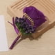 thumbnail image 4 of Qarigey Boutonniere de boda Accesorios de novio seguros y reutilizables Broches inodoros Flores Púrpura amigable con la piel Type3 NO3, 4 of 6