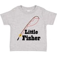 thumbnail image 3 of Inktastic Little Fisher Fishing Boys or Girls Toddler T-Shirt, 3 of 5