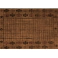 thumbnail image 1 of Ahgly Company Indoor Rectangle Abstract Orange Modern Area Rugs, 7' x 10', 1 of 4