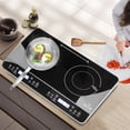 thumbnail image 5 of Duxtop LCD Portable Double Induction Cooktop, 1800W Electric Countertop Burner, 9620LS/BT-350DZ, 5 of 8