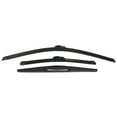 thumbnail image 1 of Conjunto de limpiaparabrisas delantero y trasero de 3 piezas de 28" 13" 14" que se adapta a Honda Fit con gancho J / U negro, 1 of 6