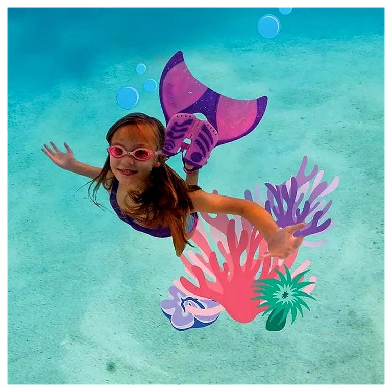 Body Glove Mermaid Monofin with Mask, Foldable, Jr Sizes 1 to 4