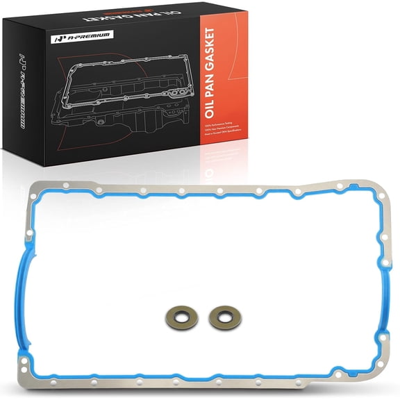 A-Premium V6 4.0L Engine Oil Pan Gasket Set, Compatible with Ford Explorer 1994-2010, Mustang, Explorer Sport Trac, Aerostar, Ranger & Land Rover LR3 & Mazda B4000, Navajo & Mercury Mountaineer