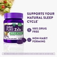 thumbnail image 4 of ZzzQuil PURE Zzzs Melatonin Triple Action with Ashwagandha, Melatonin 6mg, 30 Gummies, 4 of 9