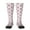 2 Black-2, variant on Cute Cupcake print thigh-high socks, crafted for both men and women with a stretchy, high-opaque design perfect for daily wear
