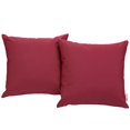 thumbnail image 1 of Pillow Modway EEI-2001-RED - Juego de dos piezas para patio (17 x 17 cm), color rojo, 1 of 2
