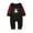 Black-Baby, variant on Odeerbi Christmas Pajamas for Family Holiday Plaid Long Sleeve Family Christmas Pajamas Matching Sets Infant Merry Christmas Print Parent-child Suit Two-Piece Sleepwear Xmas PJs Set Black