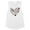 White, variant on Halloween Heart Women's Muscle Tank Large White