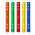 thumbnail image 4 of Kenally 10 piezas de papelería para niños, reglas para estudiantes para dibujar, herramientas de pintura profesionales multiusos ligeras y creativas Medidores de medidas dimensionales Azul Kenally TO007896-05B, 4 of 6