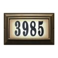 thumbnail image 1 of 15 Po. Grand Kit de Bricolage Edgewood avec Plaque d'Adresse Lumineuse, Cadre en Bronze Huilé, 1 of 1