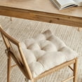 thumbnail image 3 of Bouclair Coussin de Chaise Naturel 15x15 Po (38x38 cm), 3 of 10