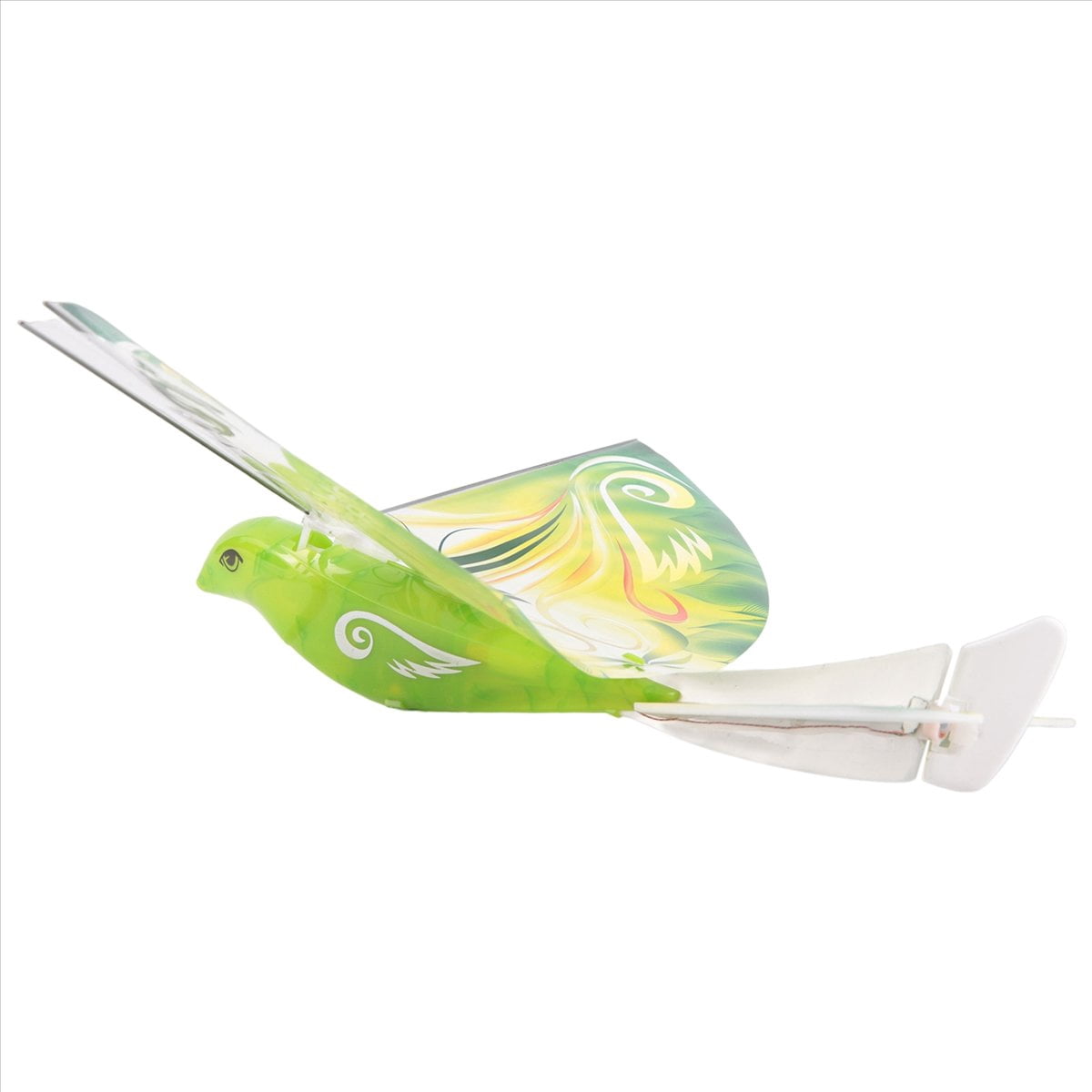 Remote-Controlled Bird Simulation Flapping-Wing Flight Pigeon Induction Electric Eagle Remote Control Green