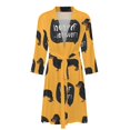 SKYSONIC Mens Robe Lightweight Kimono, Dachshund Dog Pattern Colorful