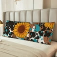 thumbnail image 6 of Picia Vintage Sunflowes Body Pillow Cover - Super Soft Microfiber 20x54 Body Pillow Case - Envelope Closure, Wrinkle, Stain Resistant Body Pillow Cover,Elegant Bedding, 6 of 8