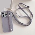 thumbnail image 5 of Leather Case for iPhone 15 Pro Max/15 Ultra with Wristband Stand, Luxury Shockproof Leather Case 15 Pro Max/15 Ultra with Crossbody, 5 of 5