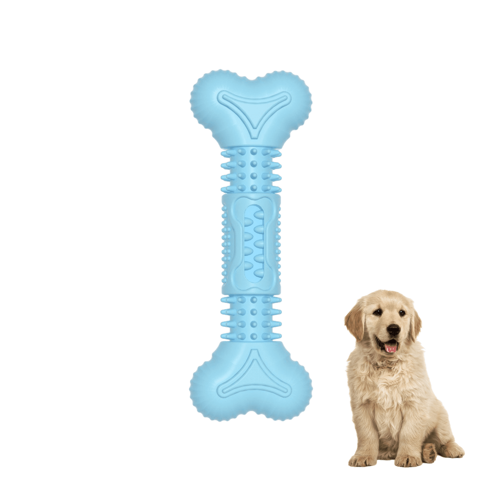 Gemdeck Dog Bone Toys Puppy Teething Chew Toy for Small Medium Breed
