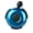 Blue, variant on Loud Safety Bike Bell by DUNCHATY, High-Volume Ringing Horn for Bicycle, Heavy-Duty Aluminum Build, Easy Install Universal Handlebar Fit, Black