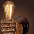 thumbnail image 4 of Decoración de luz, lámpara de pared con agarre de mano, lámpara de estilo retro, rendimiento finamente sintonizado, 4 of 5