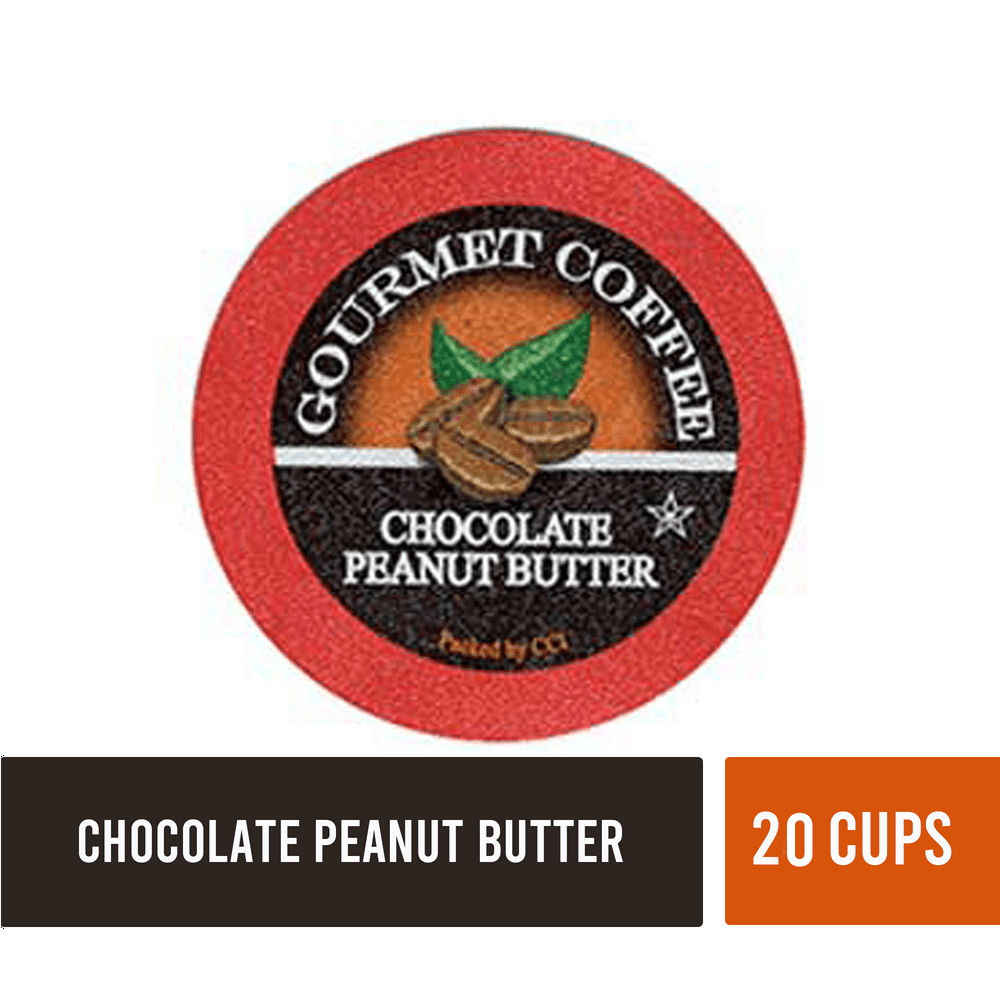 Chocolate Peanut Butter KCup Coffee Pods For Keurig KCup Brewers, 20