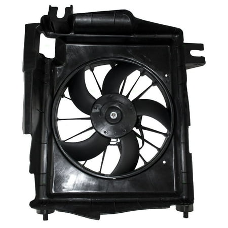 BROCK AC A/C Condenser Cooling Fan Assembly Replacement for 02-09 Dodge Ram Pickup Truck