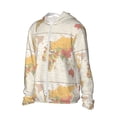 thumbnail image 2 of Gaeub Vintage World Map1 Men's and Women's UPF 50+ Long-Sleeved Sun Protection Clothing, Fishing Shirt Long Sleeve Zip - XX-Large, 2 of 9