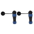 thumbnail image 1 of Conector a prueba de agua, 2 piezas SD16 IP68 a prueba de agua SI Conector a prueba de agua I Conector a prueba de agua Acabado de lujo, 1 of 8