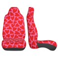 thumbnail image 5 of Haiem Love Heart Printed Car Seat Covers Set of 2, Universal Fit Car Seat Covers,Protective Seat Covers,Comfortable Car Seat Covers, Easy Installation Seat Covers, 5 of 9