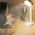 thumbnail image 5 of LED Folding Desk Lamp | Portable Rechargeable Table Light with Ambient Night Light | USB Charging | Eye Care No-Flicker | Adjustable Brightness | 42x13x11cm | Home Office Reading, 5 of 8