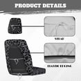thumbnail image 6 of KUIFORTI Leopard Print UTV Seat Covers Anti-Slip Seats Cover with Headrest Covers Easy to Install for Yamaha Rhino 700 660 450 2004-2021 Rhino Accessories Bucket Seat Cover, 6 of 7