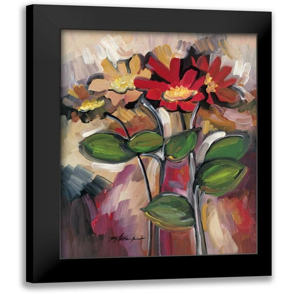 Alldredge, Joy 12x14 Black Modern Framed Museum Art Print Titled - Daisy Divine II