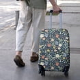 thumbnail image 3 of Pioneer Flower Floral Print Pattern Luggage Cover Fashion Suitcase Cover Baggage Covers Fit 25-28 Inch Luggage (Go Travel), 3 of 5