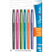 Paper Mate 1897861 Flair Felt Tip Pen with Medium Point, Assorted Color, 6-Pack,Each