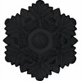 thumbnail image 6 of 17 3/8"OD x 1 3/4"P Bremen Ceiling Medallion, Hand-Painted Root Beer Crackle, 6 of 8