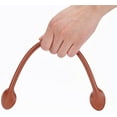 thumbnail image 4 of 4pcs Black/Brown Leather Purse Handle Straps Replacement Sew on Handle with Thread for Shoulder Bag Wallet DIY Leather Sewing Crafts, 4 of 6