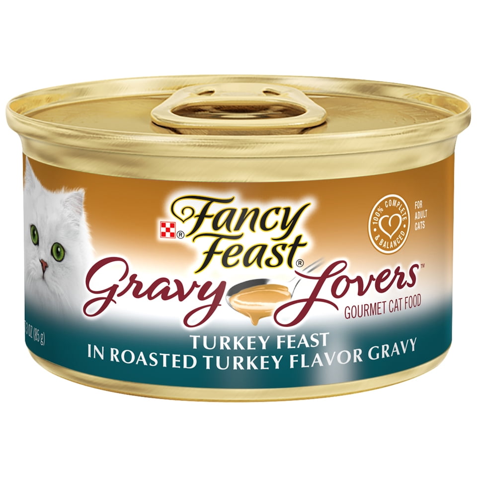 Fancy Feast Gravy Wet Cat Food, Gravy Lovers Turkey Feast in Roasted