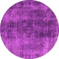 thumbnail image 1 of Ahgly Company Indoor Round Oriental Pink Industrial Area Rugs, 8' Round, 1 of 4
