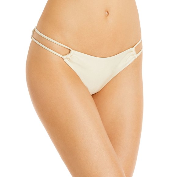 Cult Gaia Myra Bikini Bottom, White, Small
