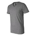 thumbnail image 2 of Unisex Jersey Short-Sleeve V-Neck T-Shirt - DEEP HEATHER - 3XL, 2 of 5