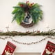 thumbnail image 5 of Decoración navideña, adornos navideños, regalos navideños, decoración navideña, corona de agujas de pino, centro de mesa, corona colgante, 5 of 6