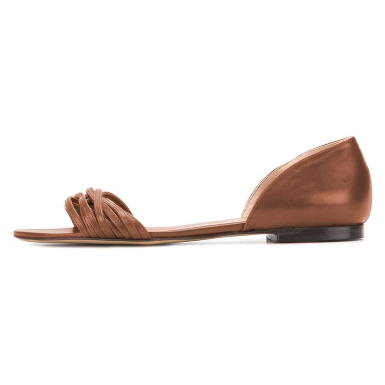 YDN Women's Animal Print Ballet Flats - Slip On Comfort Shoes, Block Low Heel, Sizes 4-15 US