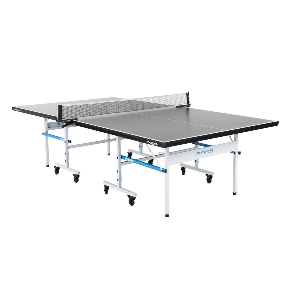 Ping Pong Premier Table Tennis Table 95 Preassembled for Quick and