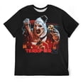 thumbnail image 3 of Terrifier T-Shirts for Men, Casual Crew Neck Tee Shirts, Unisex Short Sleeve Tops, S-3XL, 3 of 8