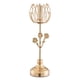 thumbnail image 1 of Portavelas para de de boda Candelabros Fiesta de cumpleaños de comedor Luz Hogar Nad Cena Decoració L Baoblaze Portavelas pequeño de placa de hierro, 1 of 7