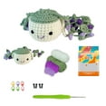 thumbnail image 5 of Crochet kit beginner crochet kit, complete DIY kit animal and adult and children kit, with step-by-step instructions and video tutorials, DIY manual chlorophytum comosum potted crochet kit, 5 of 8